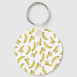 Banana Pattern Printed Keychain