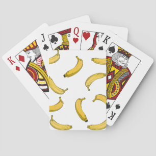 Banana pattern sketch version playing cards