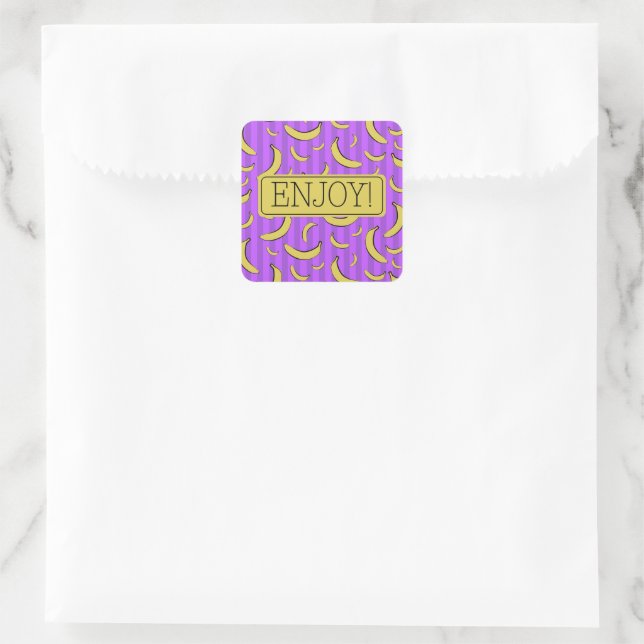 Banana Pattern Sticker (Bag)