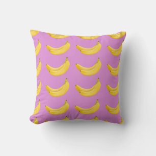 Banana Pattern Throw Pillow