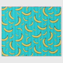 Banana Pattern Wrapping Paper