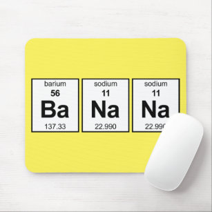 BaNaNa Periodic Table Mouse Pad