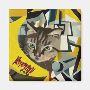 Banana Phone Cat Magnet