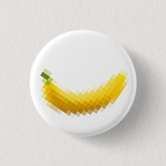 Banana Placeholder 1 Inch Round Button (Front)