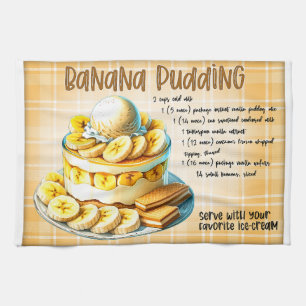 Banana Pudding Recipe Kitchen Towel
