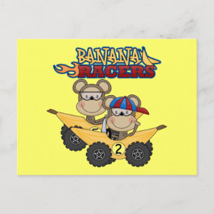 Banana Racers Tshirts and Gifts Postcard