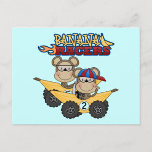 Banana Racers Tshirts and Gifts Postcard