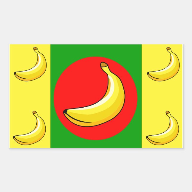 Banana Republic Flag Sticker (Front)