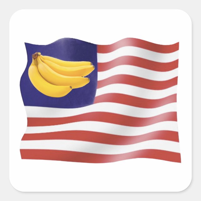 Banana Republic Square Sticker (Front)