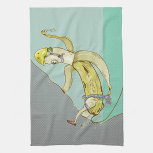 Banana Rock Climbing Kitchen Towel