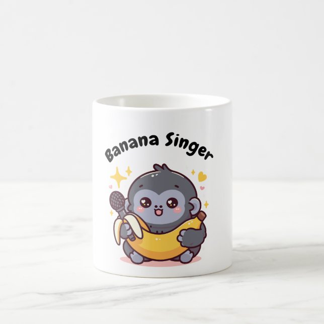 Banana Singer Coffee Mug (Center)