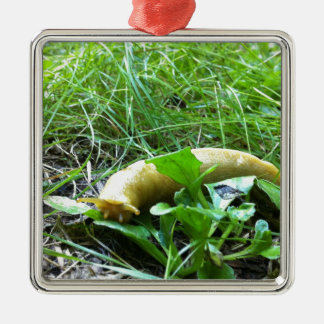 Banana Slug Metal Ornament