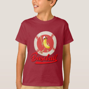 Banana Slugger Funny Baseball Custom Graphic T-Shirt