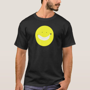 Banana Smile Face Happy Fruit Funny Fun Cute Cheer T-Shirt