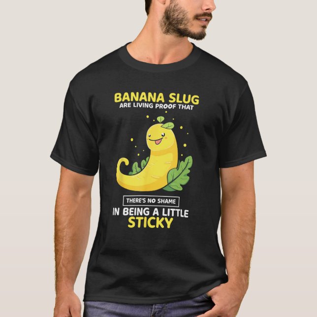 Banana Snail Collecting Quote for Snail Catcher 6 T-Shirt (Front)