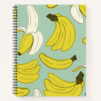Banana Spiral Notebook