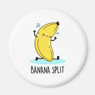 Banana Split Cute Dancing Banana Pun Magnet