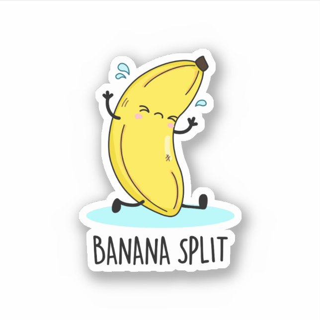 Banana Split Funny Dancing Banana Pun  (Front)