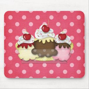 banana split mouse pad