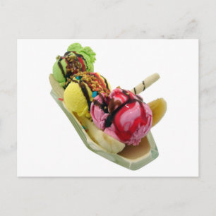 Banana Split Postcard