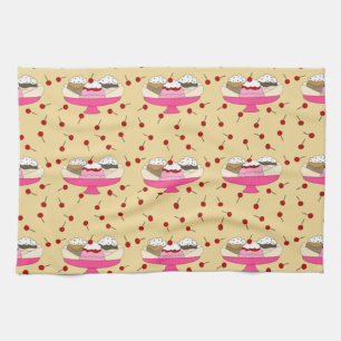 Banana Split Print Kitchen Towel