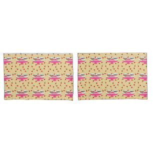 Banana Split Print Pillowcase