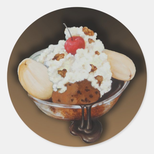 Banana Split Sticker (Front)