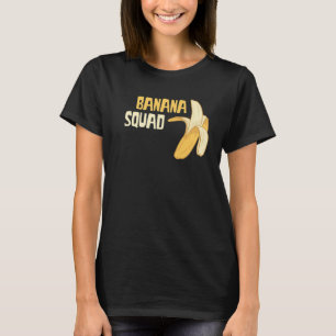 Banana Squad Vegan Food Vegetarians Banana Fruit T-Shirt
