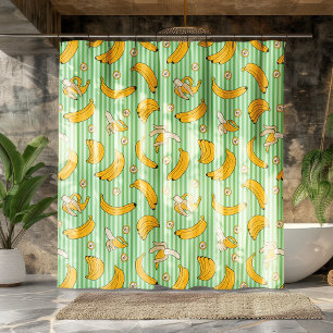 Banana Stripe Vector Pattern   Mint Green