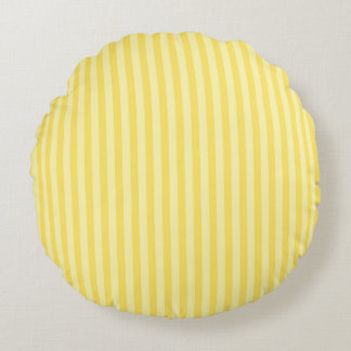 Banana Stripes Round Pillow
