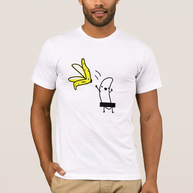 BANANA STRIPTEASE T-Shirt (Front)