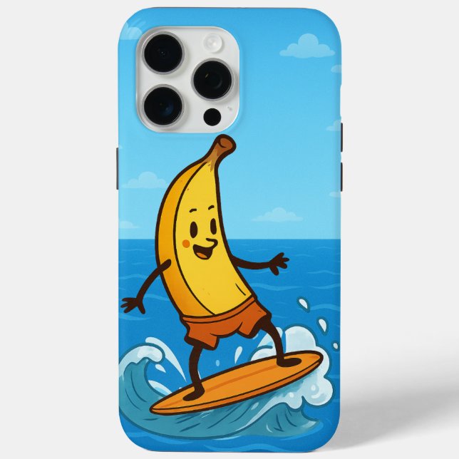 Banana Surfer Case-Mate iPhone Case (Back)