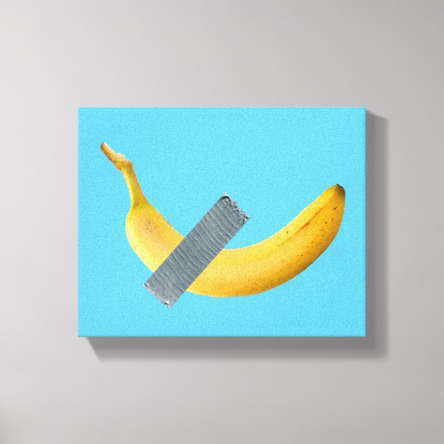 Banana Tape Parody Canvas Print (Front)