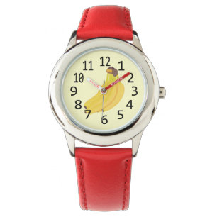 Banana Time Bunch of Bananas Numbered Watch