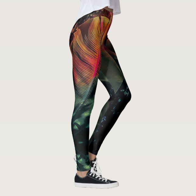 Banana Tree Tropicale Leggings (Right)