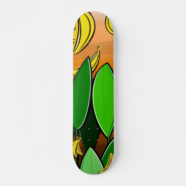 Banana Vibes – Pop Art Skateboard (Front)