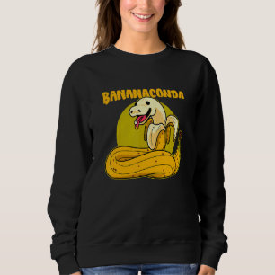 Bananaconda Snake With Banana Pyjamas Anaconda Pyt Sweatshirt
