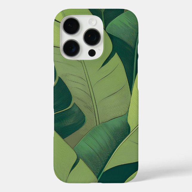Bananarama Hawaiian Banana Leaves  Case-Mate iPhone Case (Back)