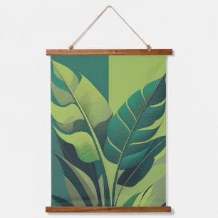 Bananarama Hawaiian Banana Leaves Hanging Tapestry
