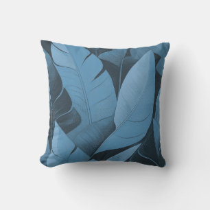 Bananarama Hawaiian Banana Leaves (Reversible) Outdoor Pillow