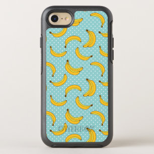 Bananas And Polk Dots OtterBox Symmetry iPhone 8/7 Case