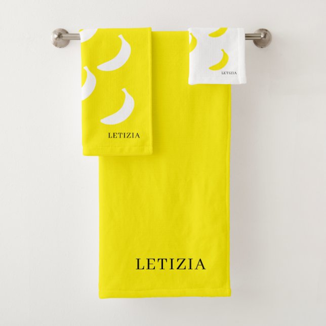 Bananas Bath Towel Set (Insitu)