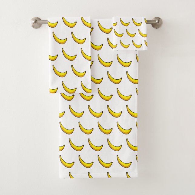 Bananas Bath Towel Set (Insitu)