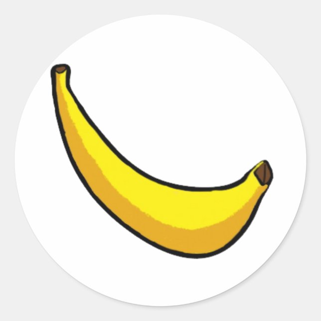 Bananas Classic Round Sticker (Front)