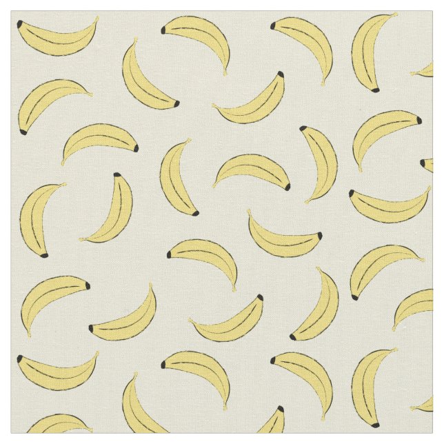 Bananas Fabric (Close Up)