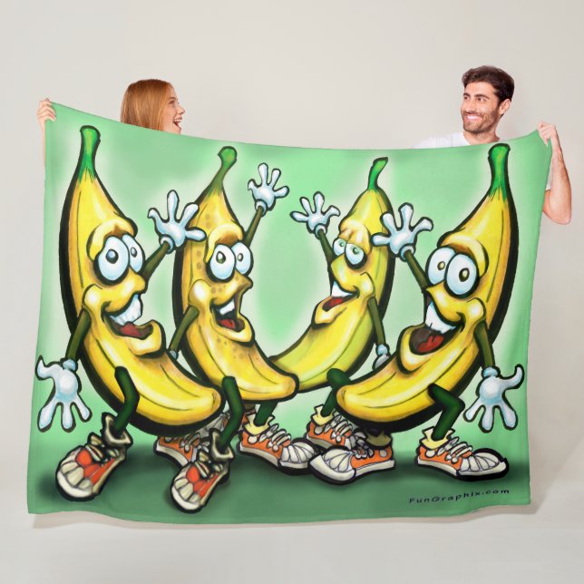 Bananas Fleece Blanket (In Situ)