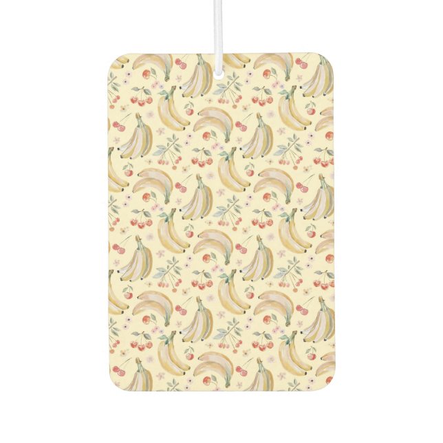 Bananas for Cherries Air Freshener (Front)