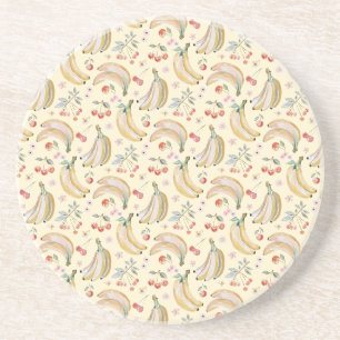 Bananas for Cherries Coaster