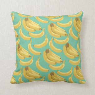 bananas fun throw pillow