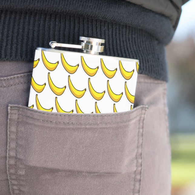 Bananas Hip Flask (In Situ)